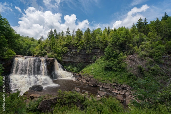 Obraz Black Water Falls