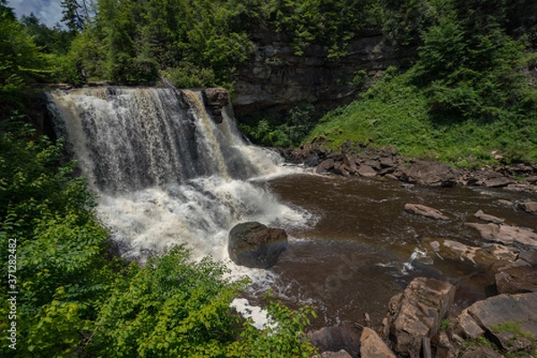 Obraz Black Water Falls