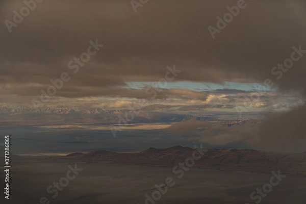 Fototapeta Aerial view of mountains 16