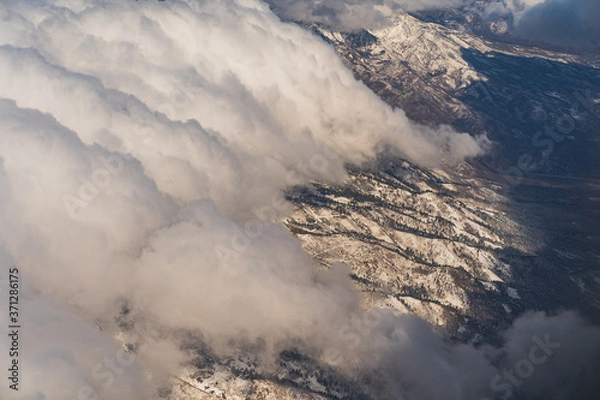 Fototapeta Aerial view of mountains 15