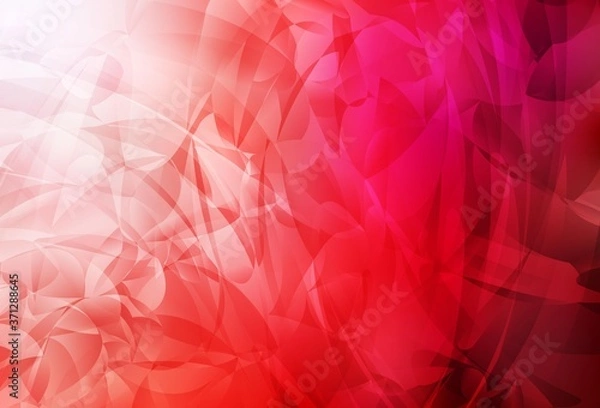 Fototapeta Light Red vector texture with abstract forms.