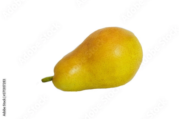 Obraz Yellow pear on isolated background