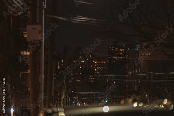 Obraz Power lines in New York