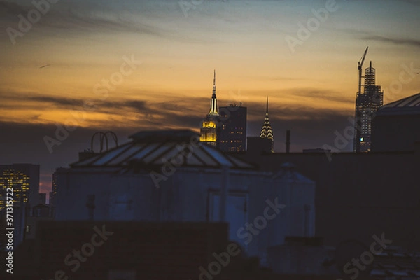 Obraz Skyscraper sunsets