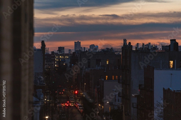 Obraz Sunsets over rooftops