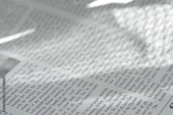 Obraz 英字新聞風のグラフィック素材