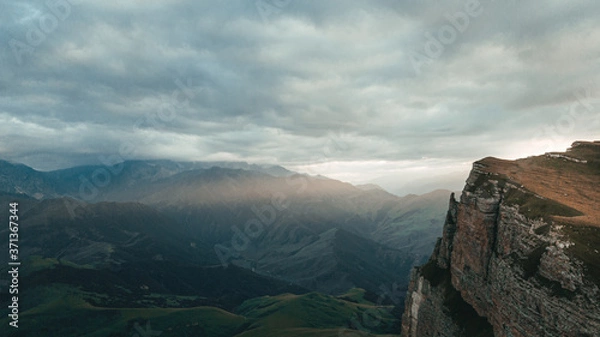Obraz mountain landscape with clouds