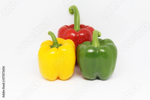 Obraz bell pepper on white background