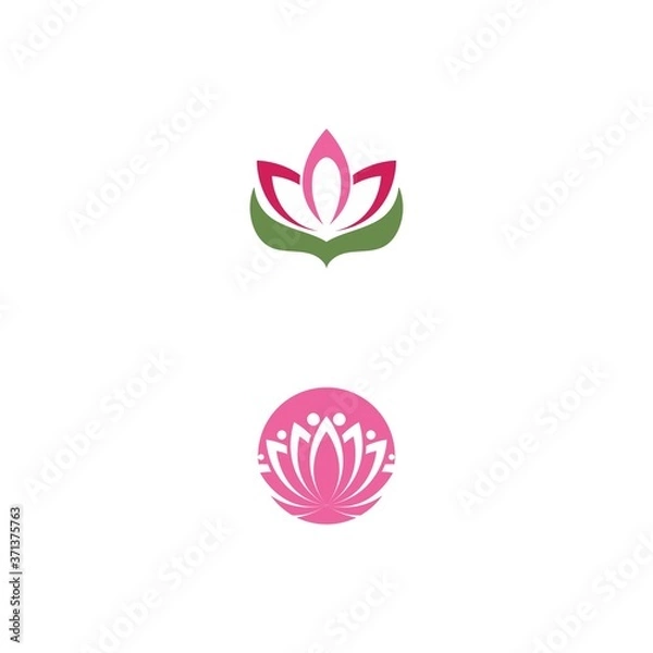 Fototapeta Beauty Vector lotus icon