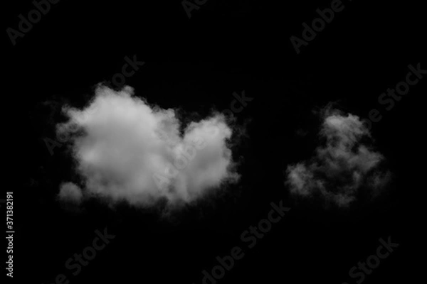 Obraz White cloud object for nature design summer background.