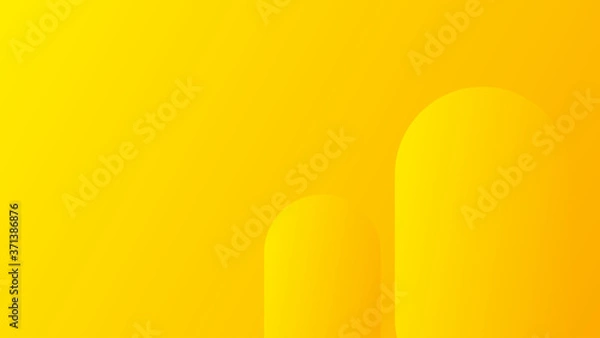 Fototapeta Yellow background with beautiful yellow gradations. great for banners, advertisements, posters, and any print media