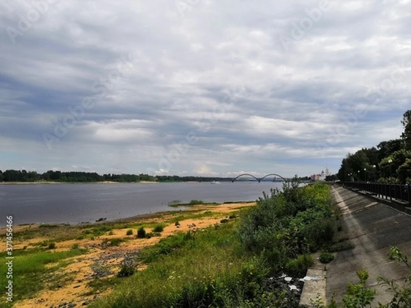 Fototapeta view of the river