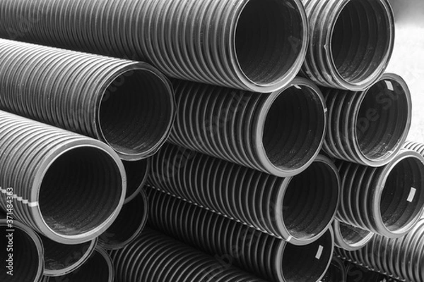 Obraz black drainage pipe