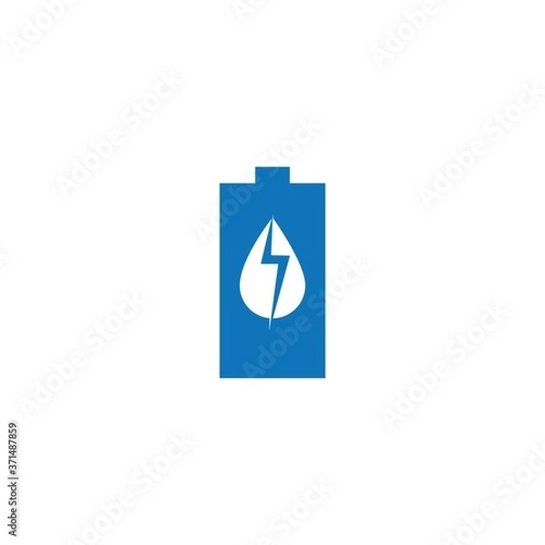 Fototapeta battery icon vector