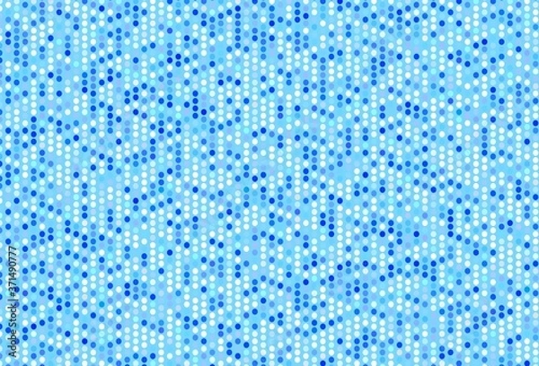 Fototapeta Light BLUE vector template with circles.