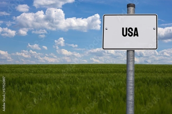 Obraz USA - Covid-19 - Image, Illustration with words related to the corona virus