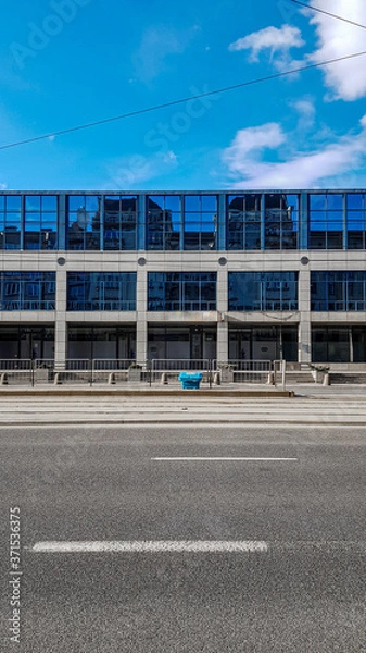 Obraz parking lot at night