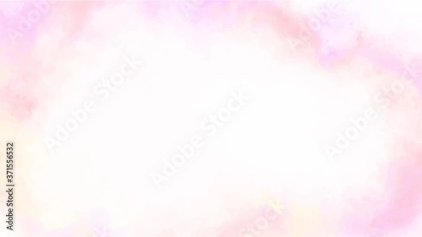 Obraz Pink watercolor background for textures backgrounds and web banners design