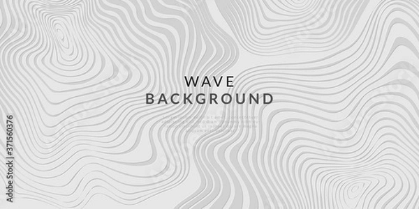 Fototapeta abstract white line wave background