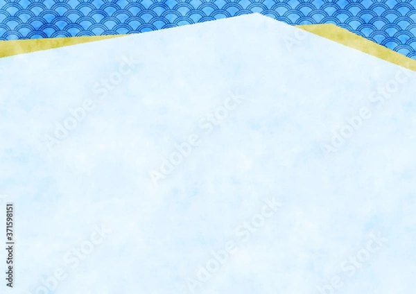 Obraz 和柄・青海波