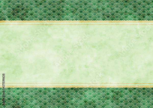 Obraz 和柄・青海波