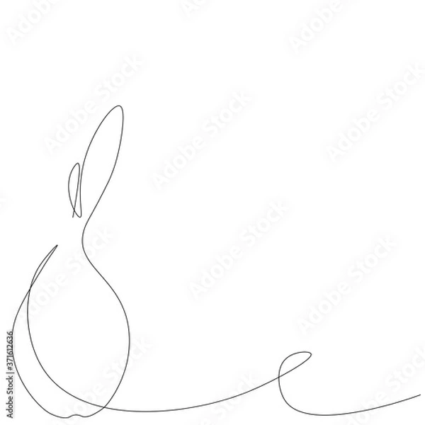 Fototapeta Autumn fruit background line drawing design, vector illustration