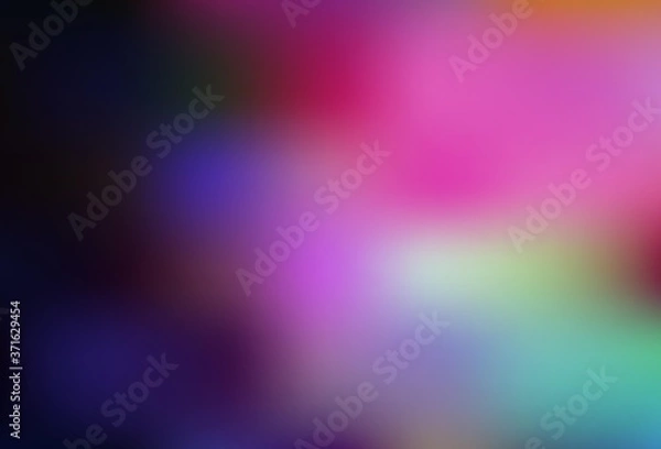 Fototapeta Dark Purple, Pink vector blurred and colored pattern.