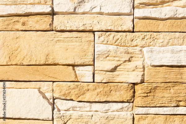 Fototapeta textured old antique bricks in fortres wall