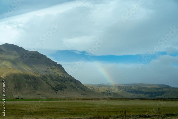 Obraz rainbow over the mountains