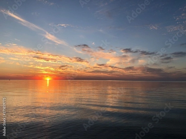 Fototapeta Sunset on the beach