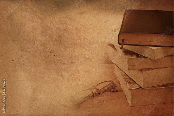 Obraz Old Book and glasses