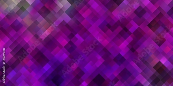 Fototapeta Light Purple vector template with rectangles.