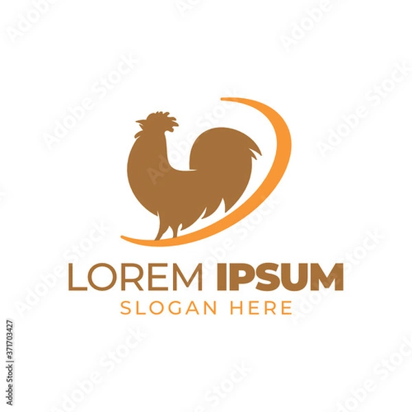 Obraz Rooster logo design