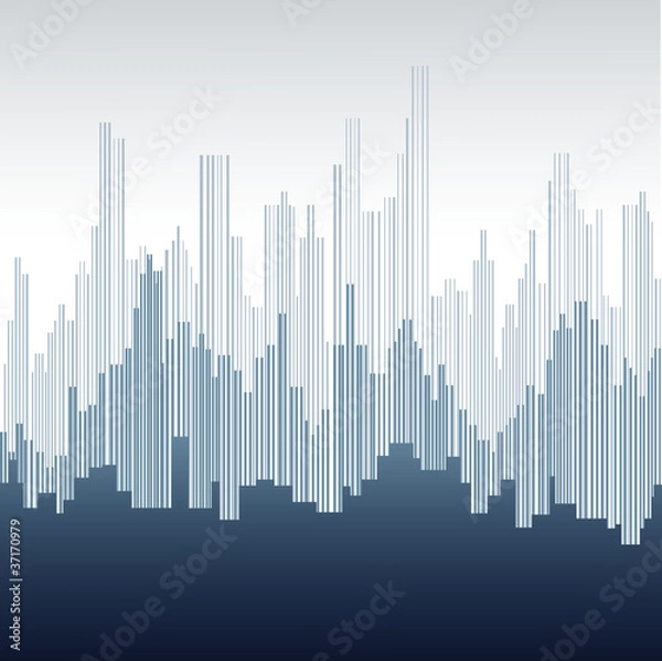 Obraz Abstract city landscape