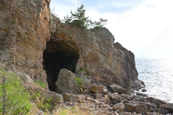 Fototapeta 男鹿半島カンカネ洞