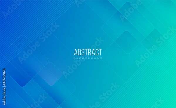 Obraz Modern professional blue vector Abstract Technology business background with lines shadows