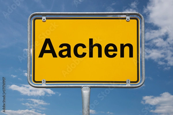 Obraz Ortstafel Aachen