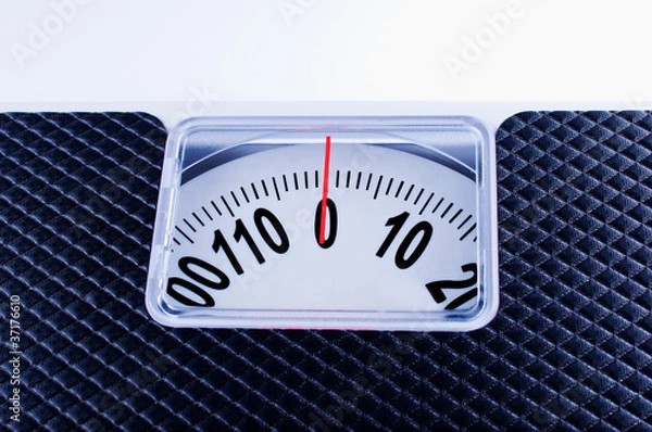 Obraz Bathroom Scale close up