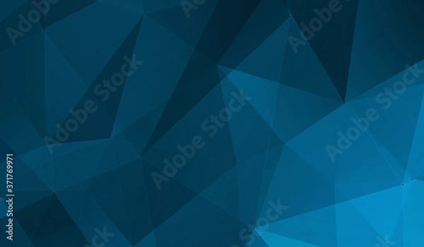 Fototapeta Green gradient Abstract Triangle Background. 3D Triangles. Modern Wallpaper.