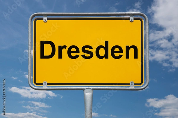 Obraz Ortstafel Dresden