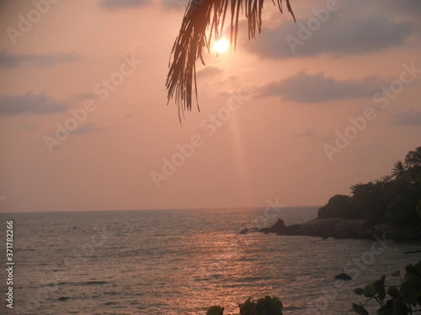 Obraz sunset on the beach