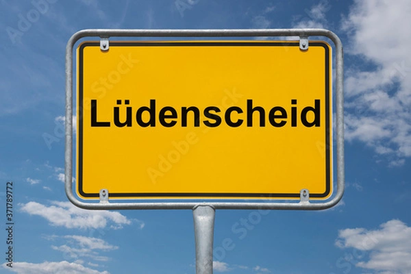 Obraz Ortstafel Lüdenscheid