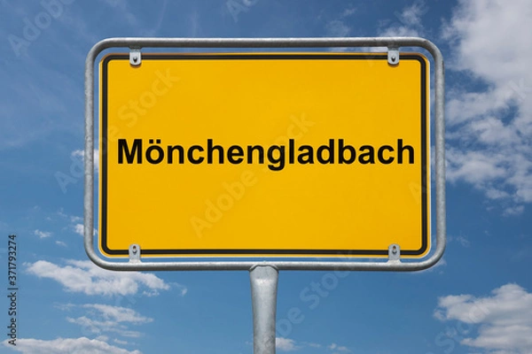 Obraz Ortstafel Mönchengladbach