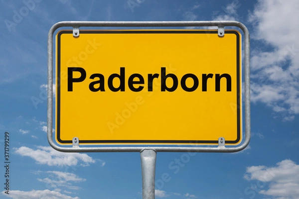 Obraz Ortstafel Paderborn