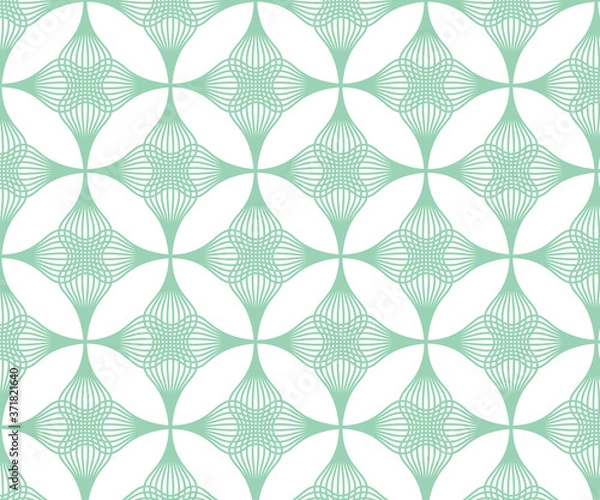 Fototapeta linear vector pattern, green line