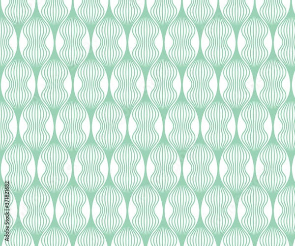 Fototapeta linear vector pattern, green line