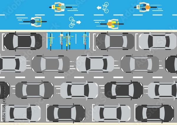 Obraz mobility by bicycle