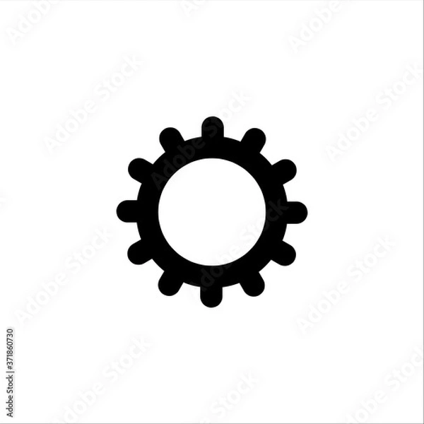 Obraz Setting, Gear, Tool, Cog Isolated Flat Web Mobile Icon