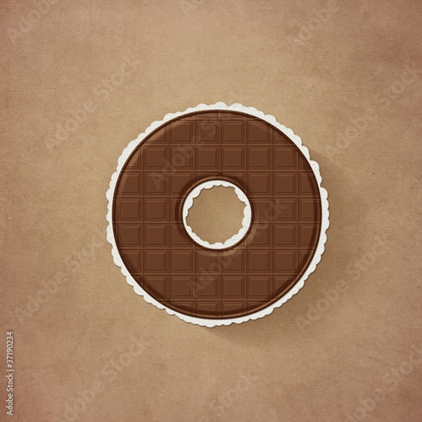 Fototapeta Chocolate Number 0