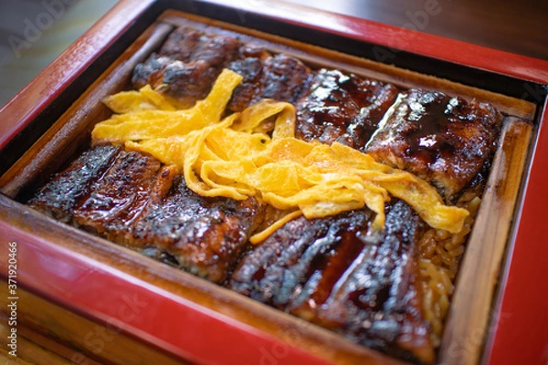 Obraz 柳川名物・うなぎのせいろ蒸し